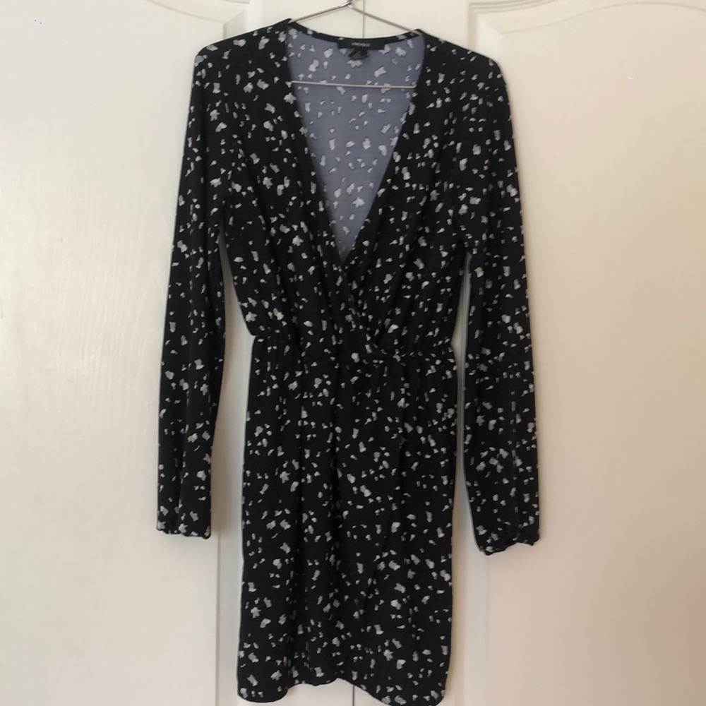 Forever 21 Black and White Dress